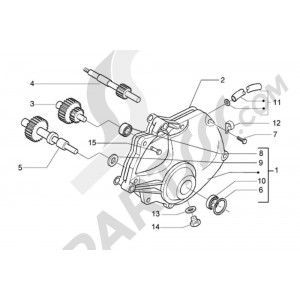 KIT VARIADOR COMPLETO CON POLEA FIJA VENTILADOR PIAGGIO BEVERLY 500
