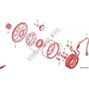 STATOR BOBINAS HONDA SHADOW 1100 VT 